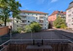 Blick vom Balkon